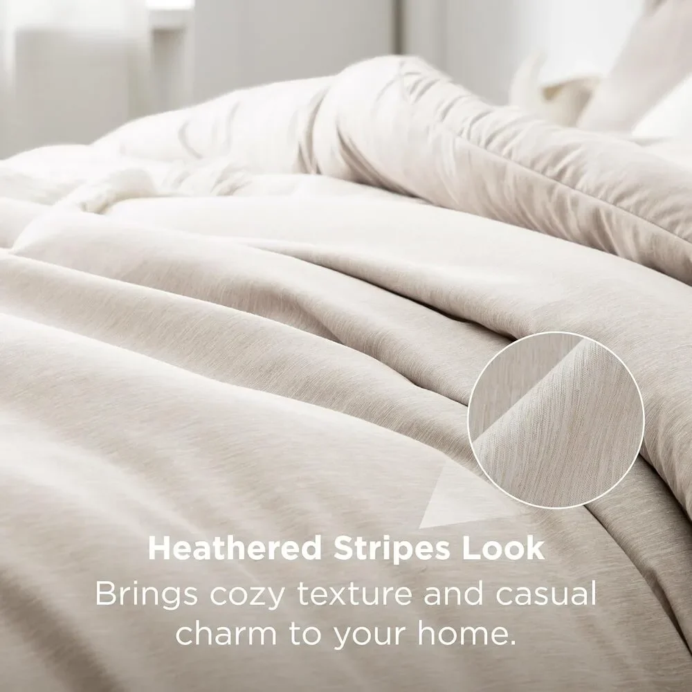 NWT Bedsure Comforter Beige for All Seasons, Bedding King 104